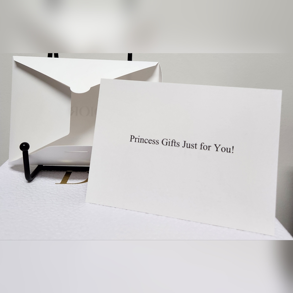 DIOR Gift Envelope & Gift Card "Princess Gifts Just for You!"